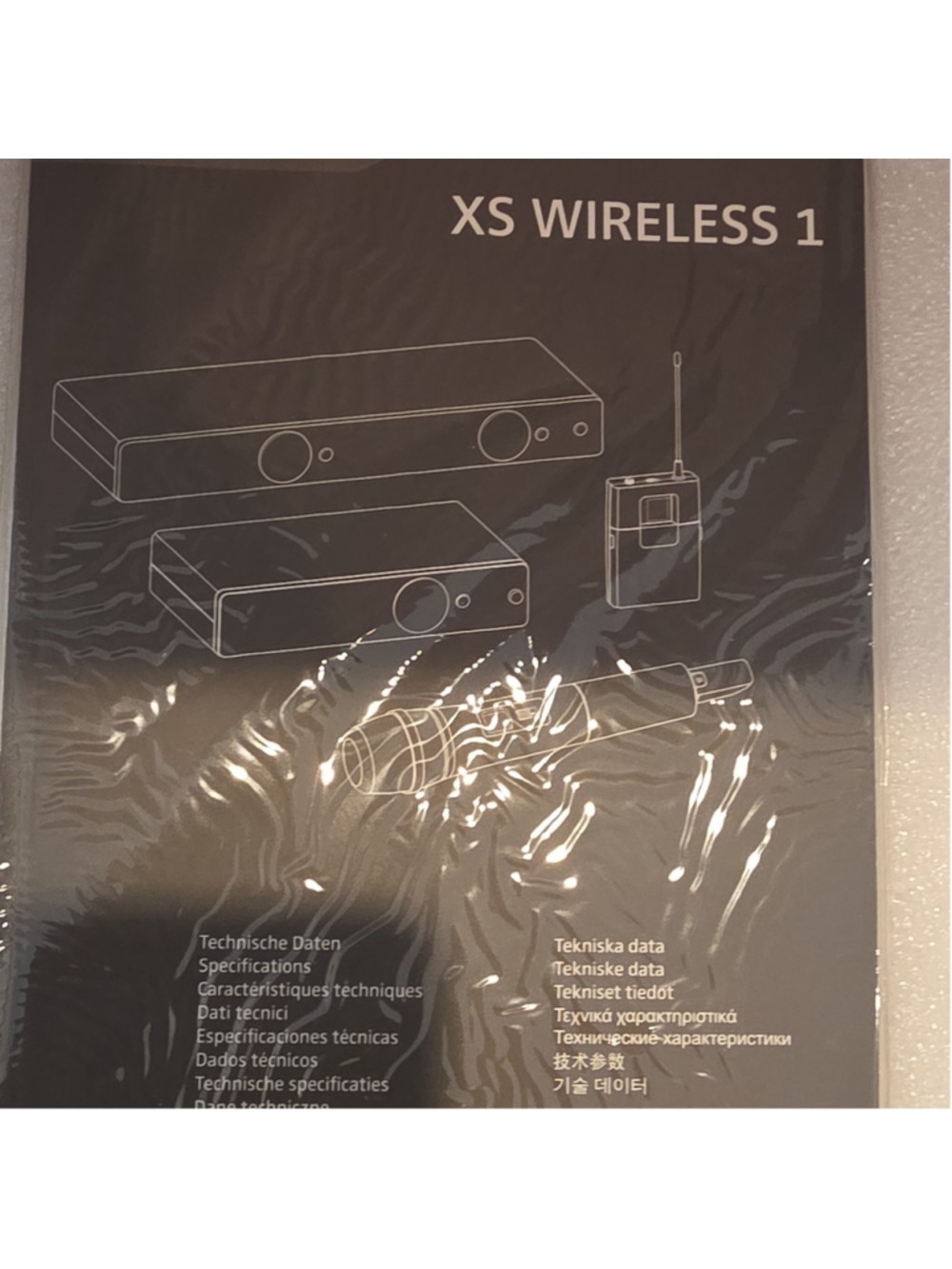 Sennheiser SK-XSW Wireless Bodypack Transmitter, MPN 507322, Black